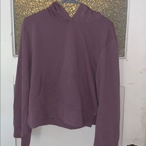 Purple light sweatshirt